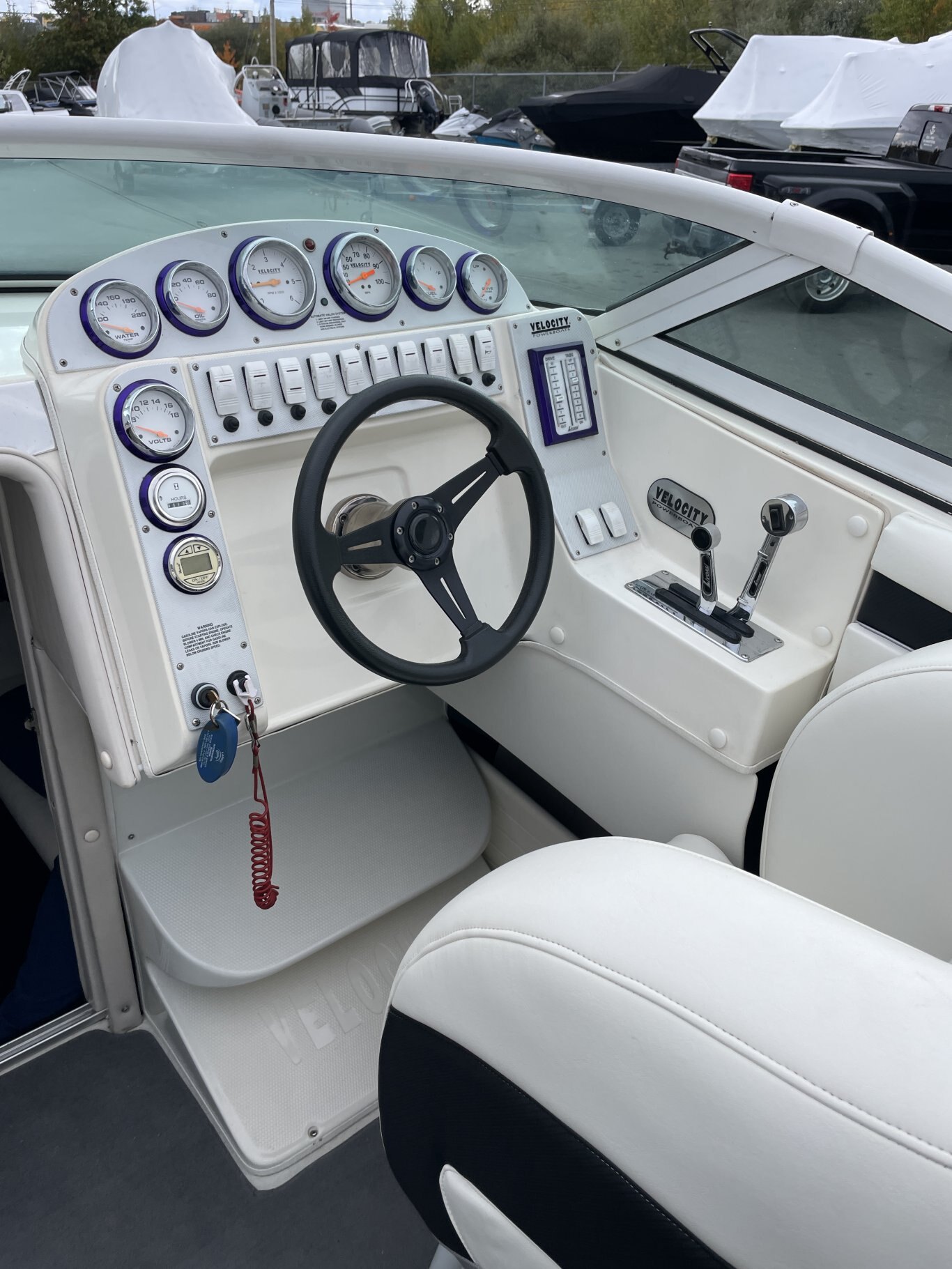 2004 Velocity Powerboats 260 with Mercruiser 496 MAG HO. (134 hours) and Aluminum Trailer