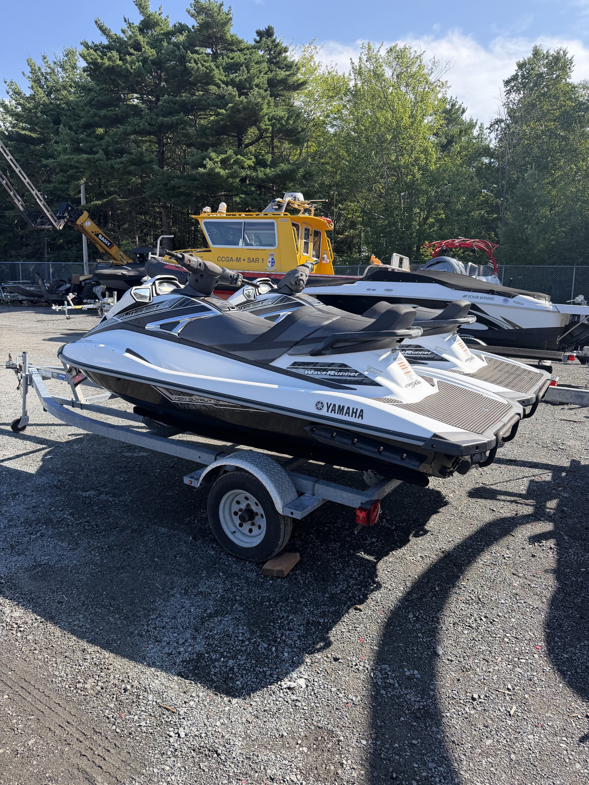 AS IS Two 2016 Yamaha VX Waverunners on Double Trailer