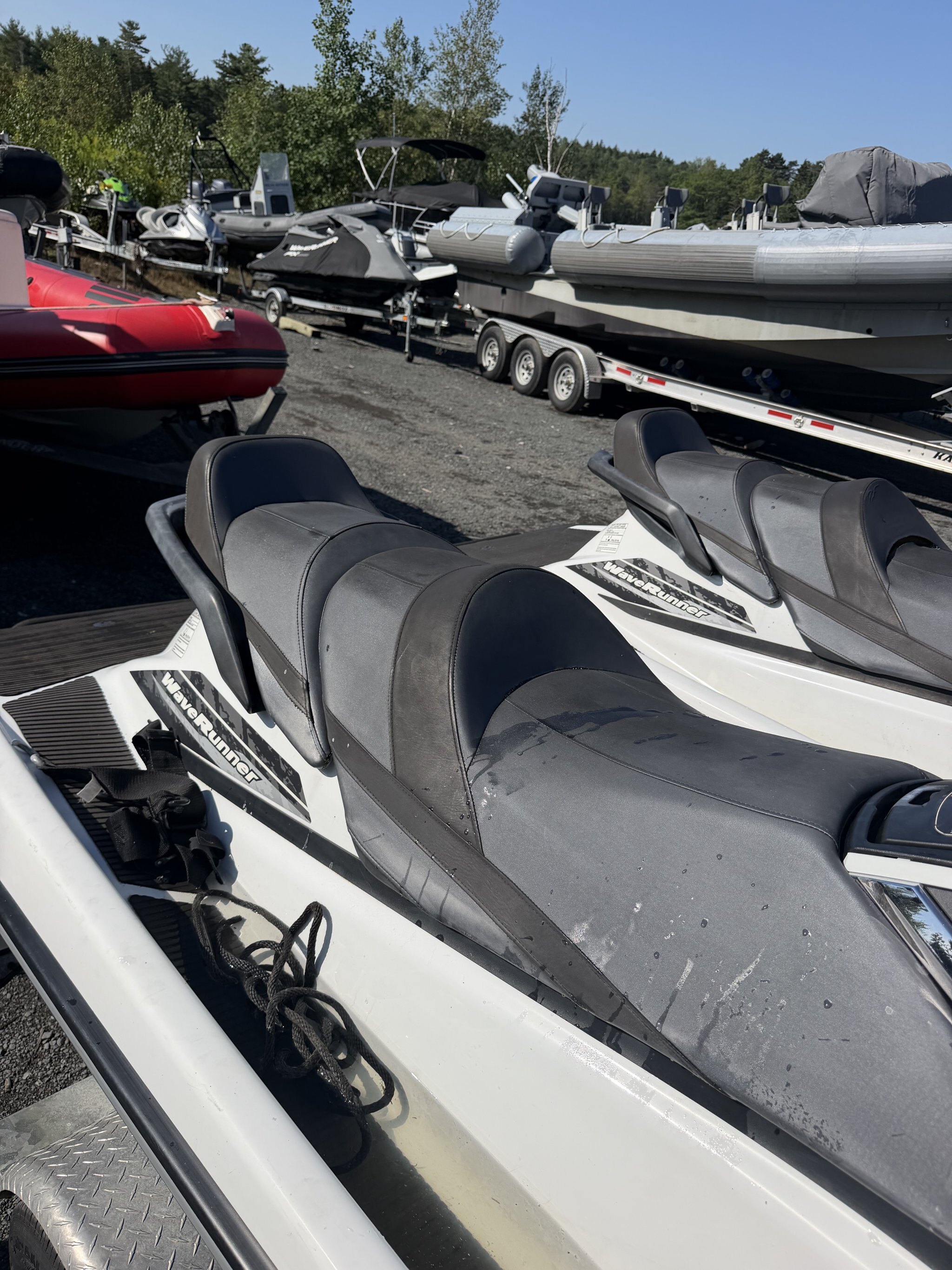 AS IS Two 2016 Yamaha VX Waverunners on Double Trailer
