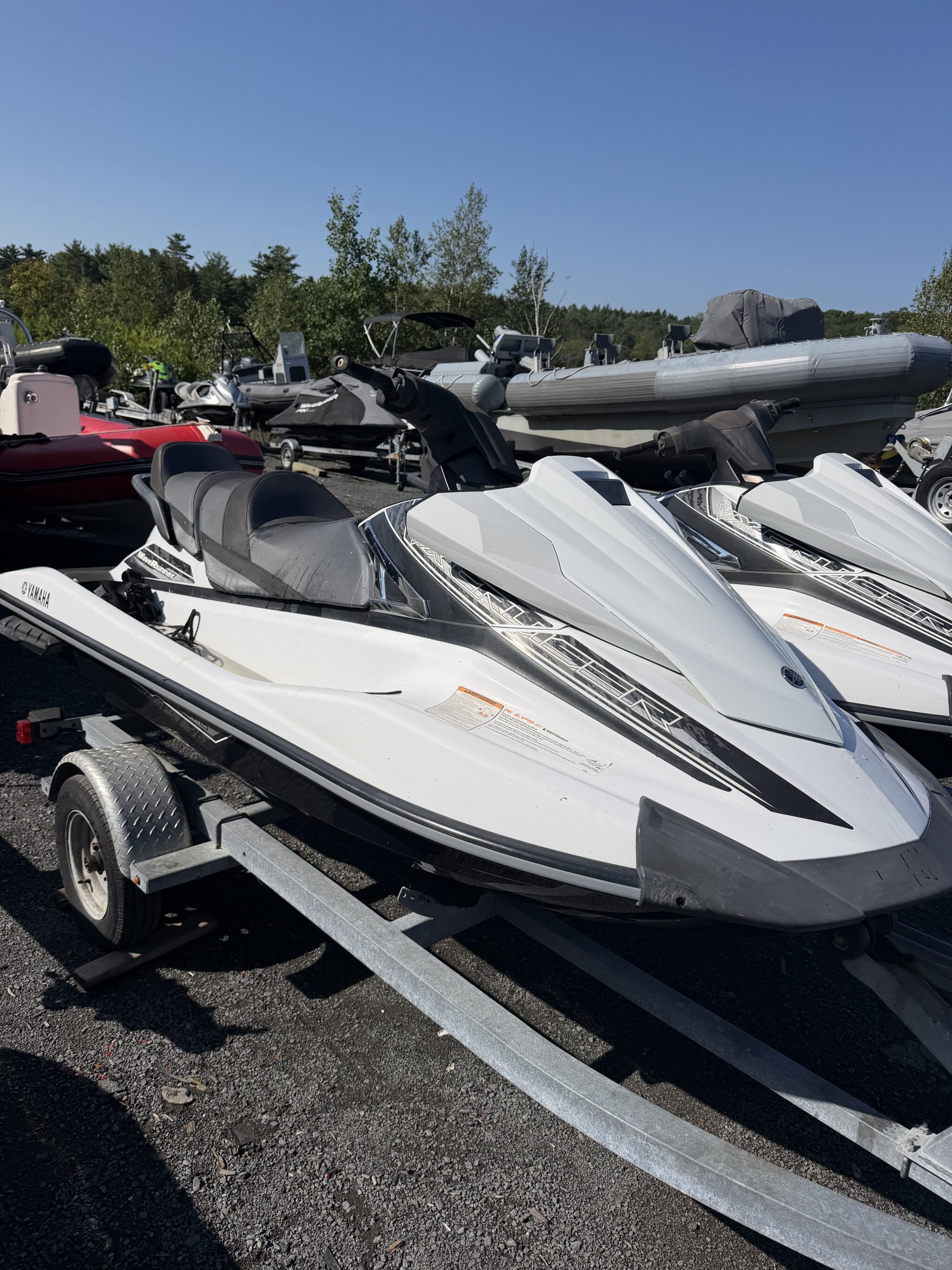 AS IS Two 2016 Yamaha VX Waverunners on Double Trailer