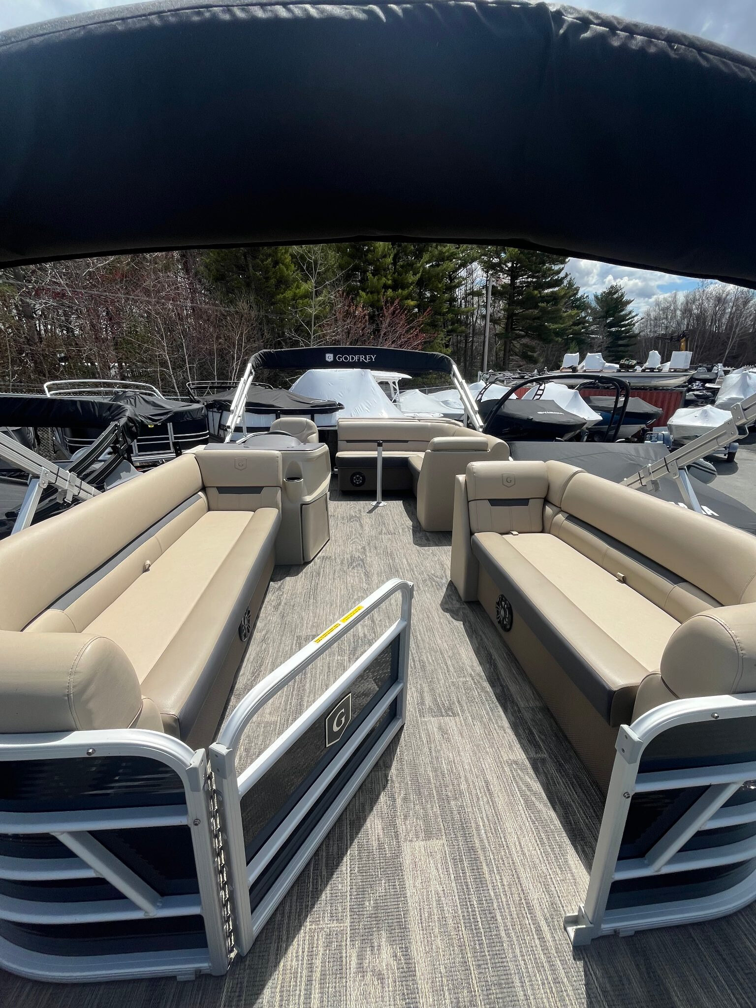 2023 Godfrey Sweetwater 2186 Cruise with Mercury 90HP and Trailer