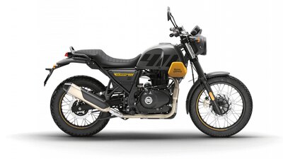 Royal Enfield Scram 411 Graphite Yellow