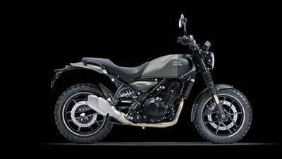 2027 Royal Enfield Guerrilla 450 Shadow Ash Green