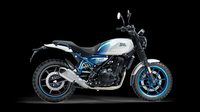 2027 Royal Enfield Guerrilla 450 Brava Blue