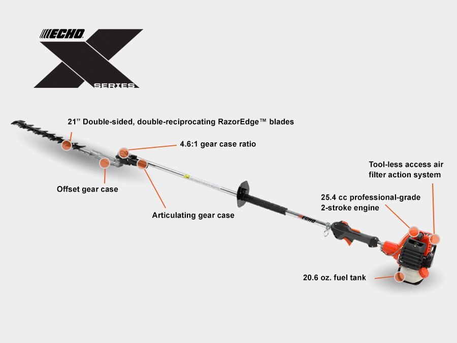 ECHO 25.4CC ART HEDGE TRIMMER
