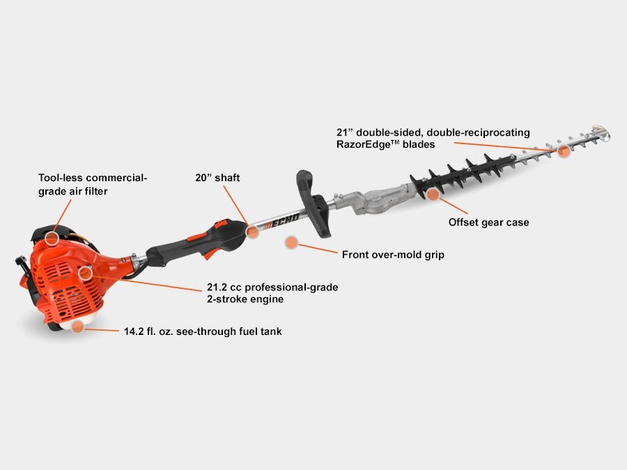 ECHO 21.2 CC 33 SHAFTED HEDGE TRIMMER