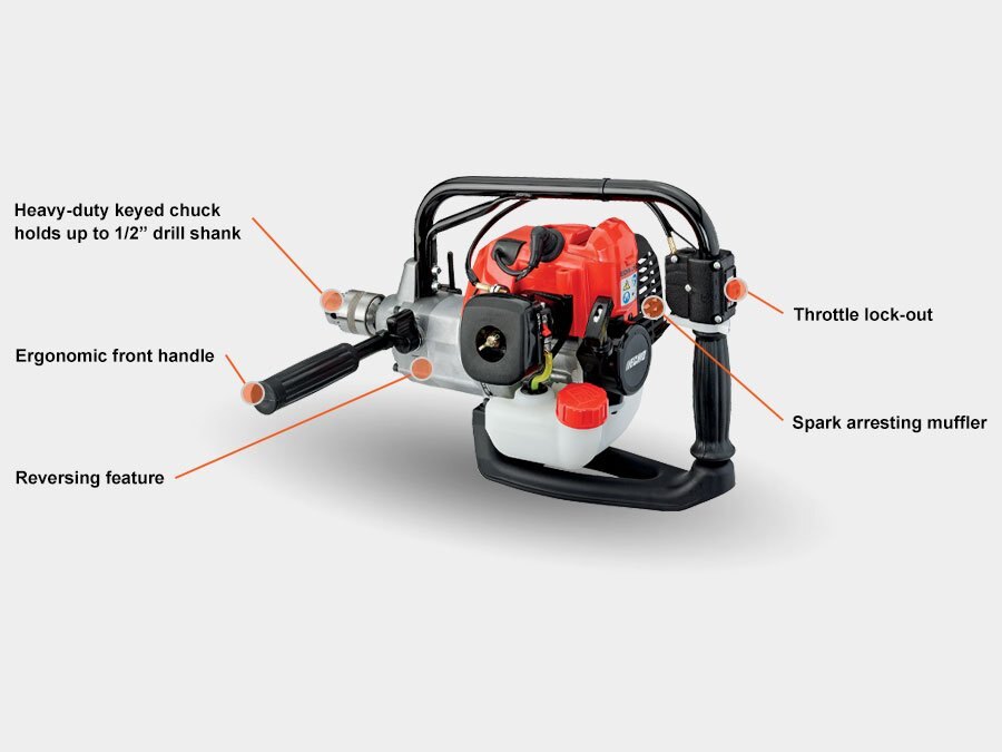 ECHO GAS POWER DRILL | 25.4cc