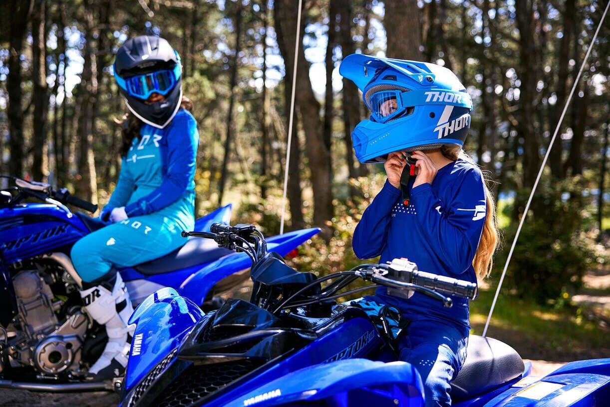 2024 Yamaha RAPTOR 110 Team Yamaha Blue