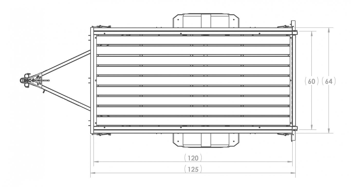 Karavan 5 X 10 FT. STEEL UTILITY TRAILER