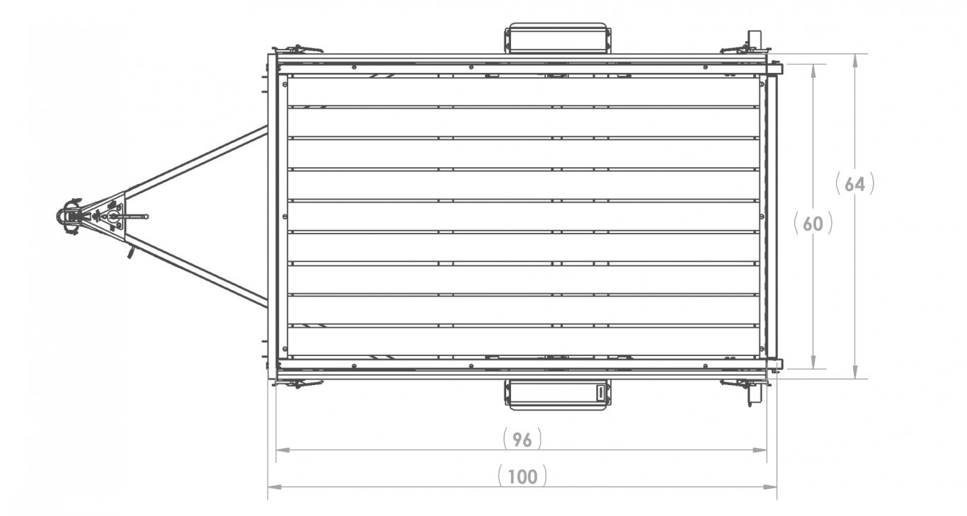 Karavan 5 X 8 FT. STEEL UTILITY TRAILER