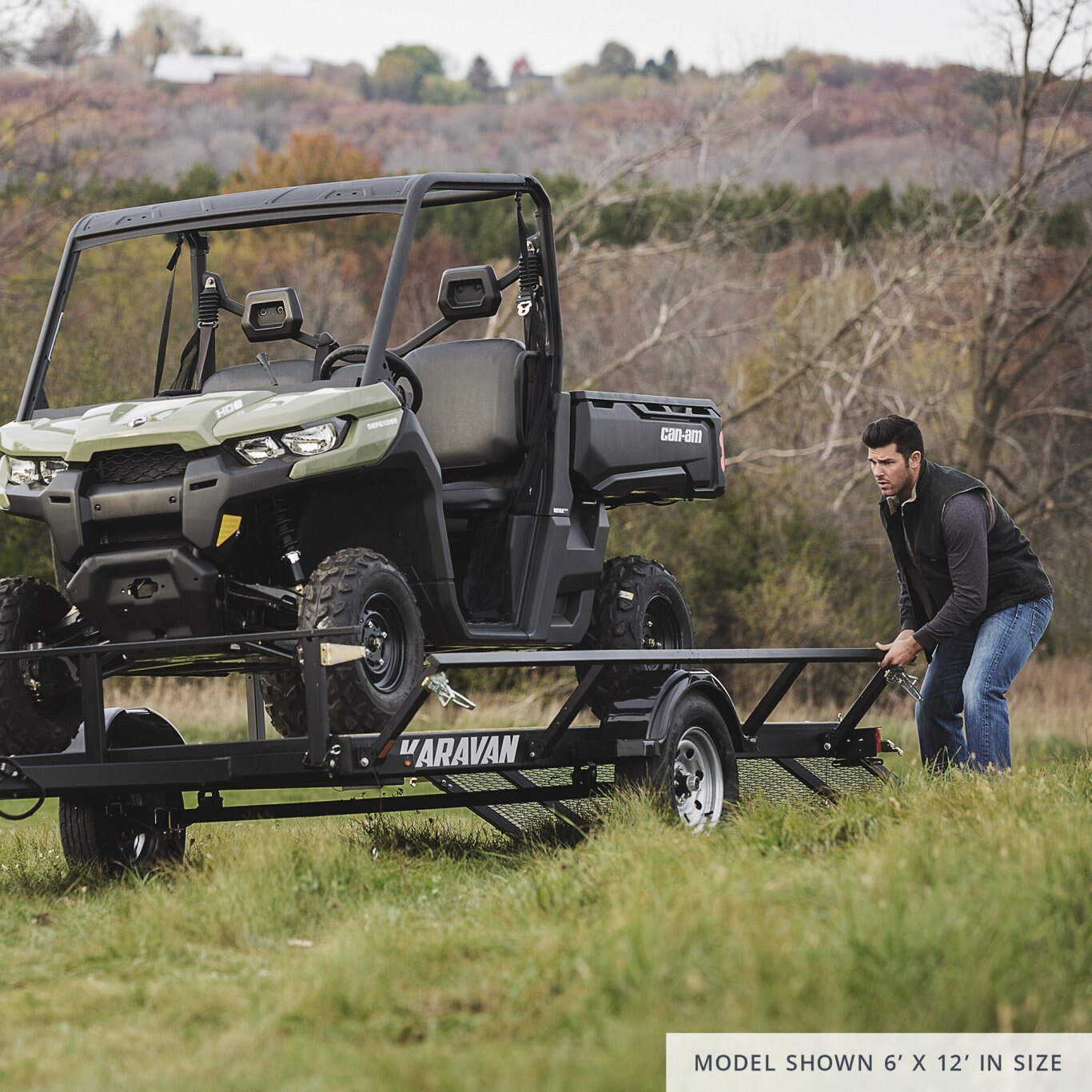 Karavan 5 X 8 FT. STEEL UTILITY TRAILER