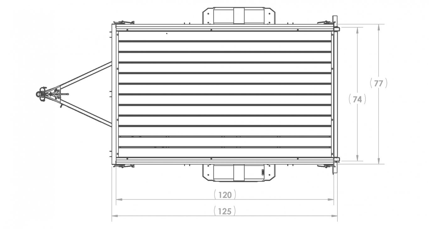 Karavan 6 X 10 FT. STEEL UTILITY TRAILER