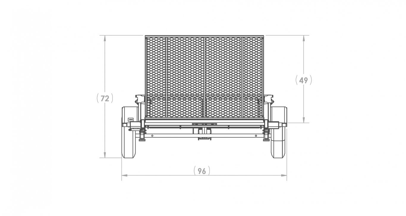 Karavan 6 X 10 FT. STEEL UTILITY TRAILER