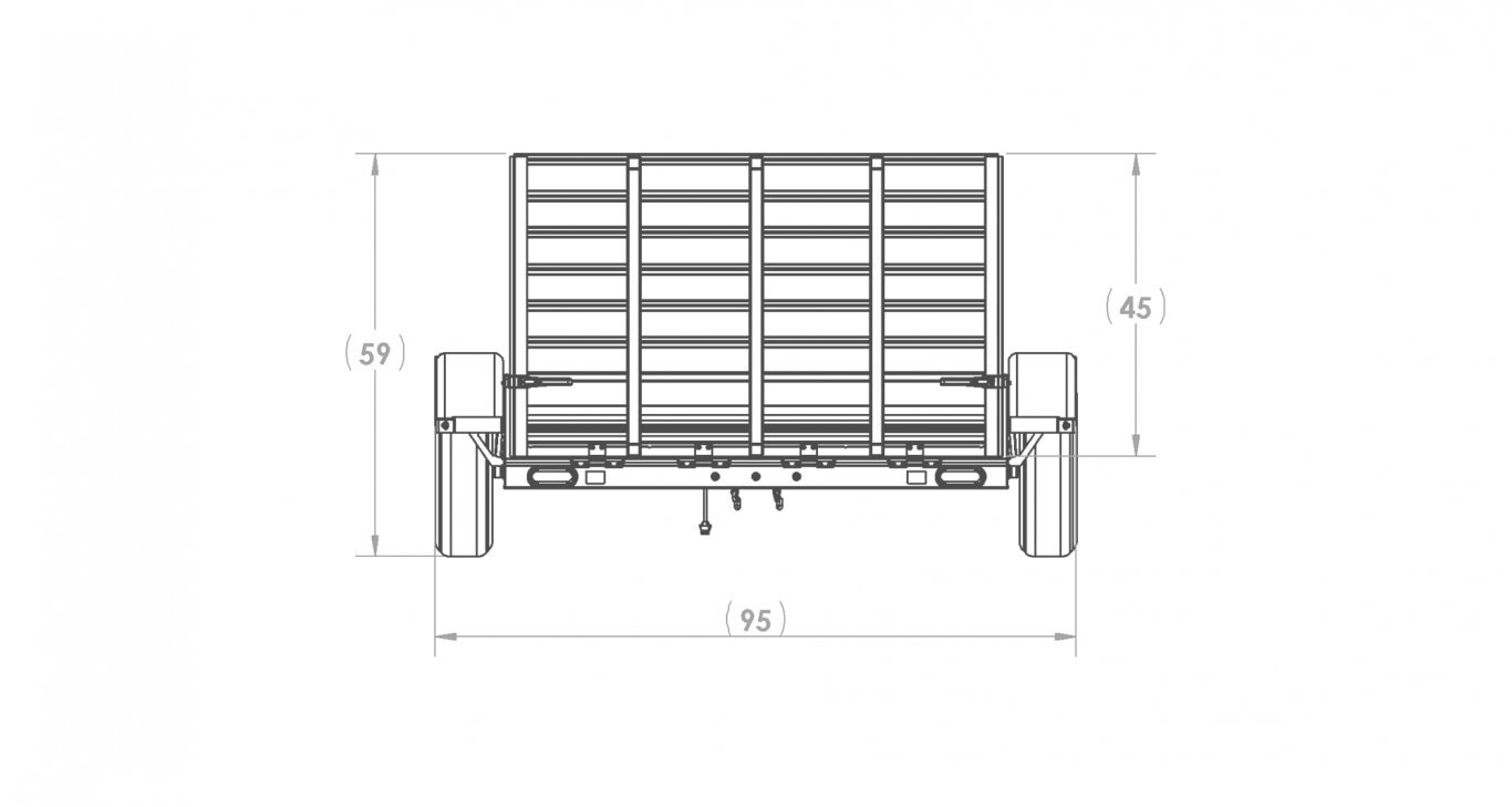 Karavan 6 X 12 FT. ALUMINUM UTILITY TRAILER