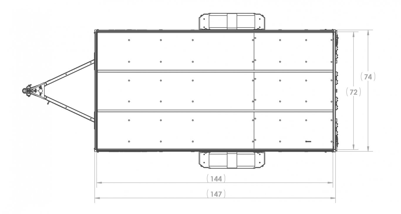 Karavan 6 X 12 FT. ALUMINUM UTILITY TRAILER