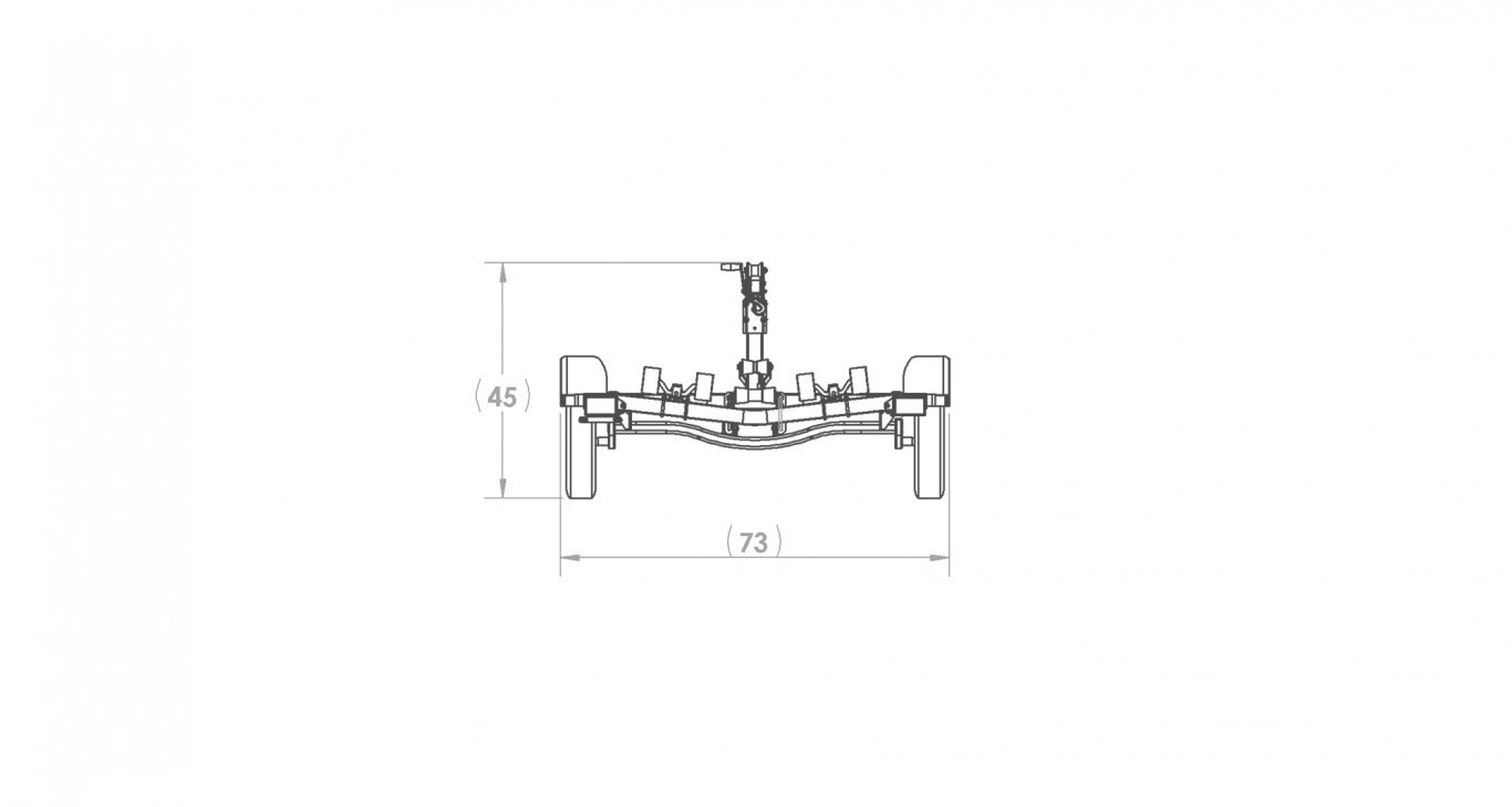 Karavan SINGLE AXLE 1500# WIDE ROLLER TRAILER