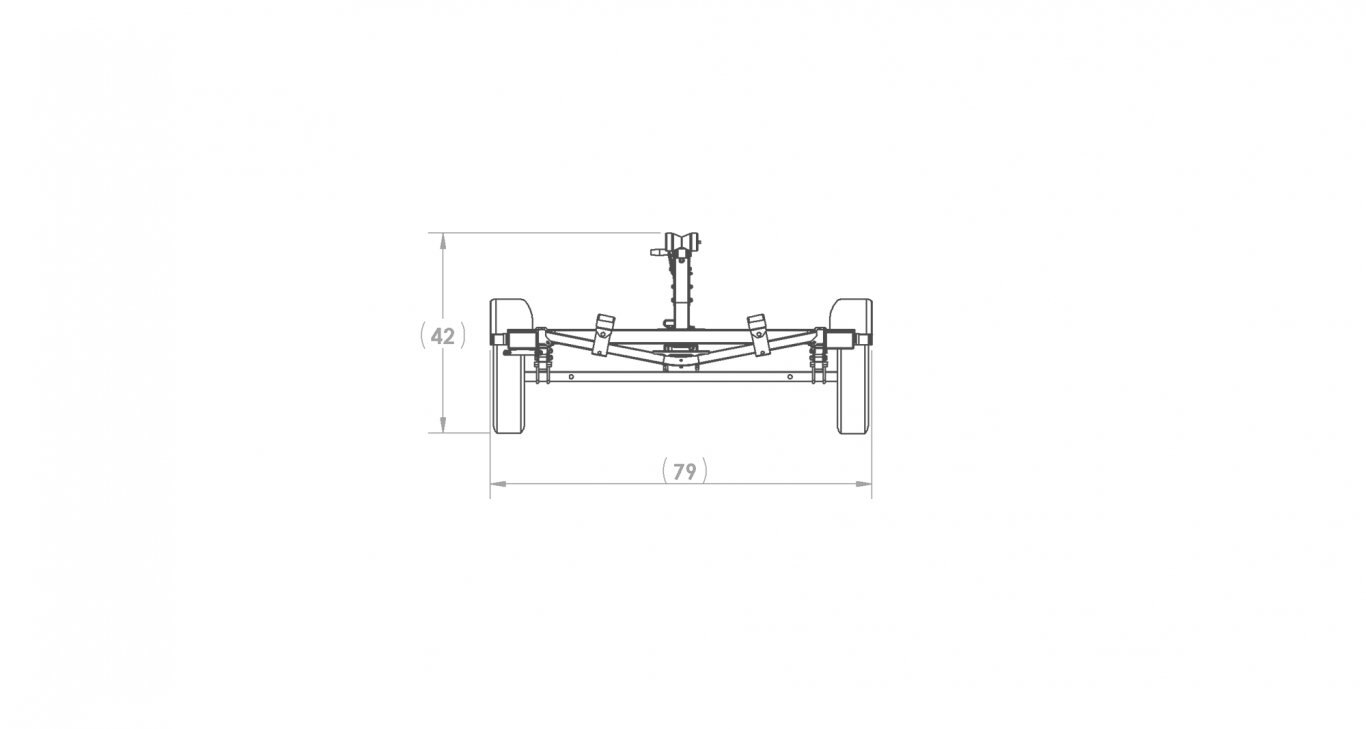 Karavan SINGLE AXLE 1800# CUSTOM BUNK TRAILER