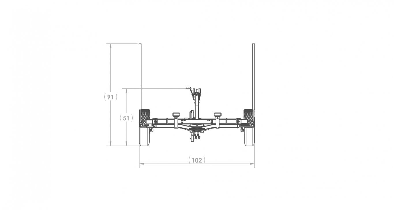 Karavan SINGLE AXLE ALUMINUM 4100# BUNK TRAILER