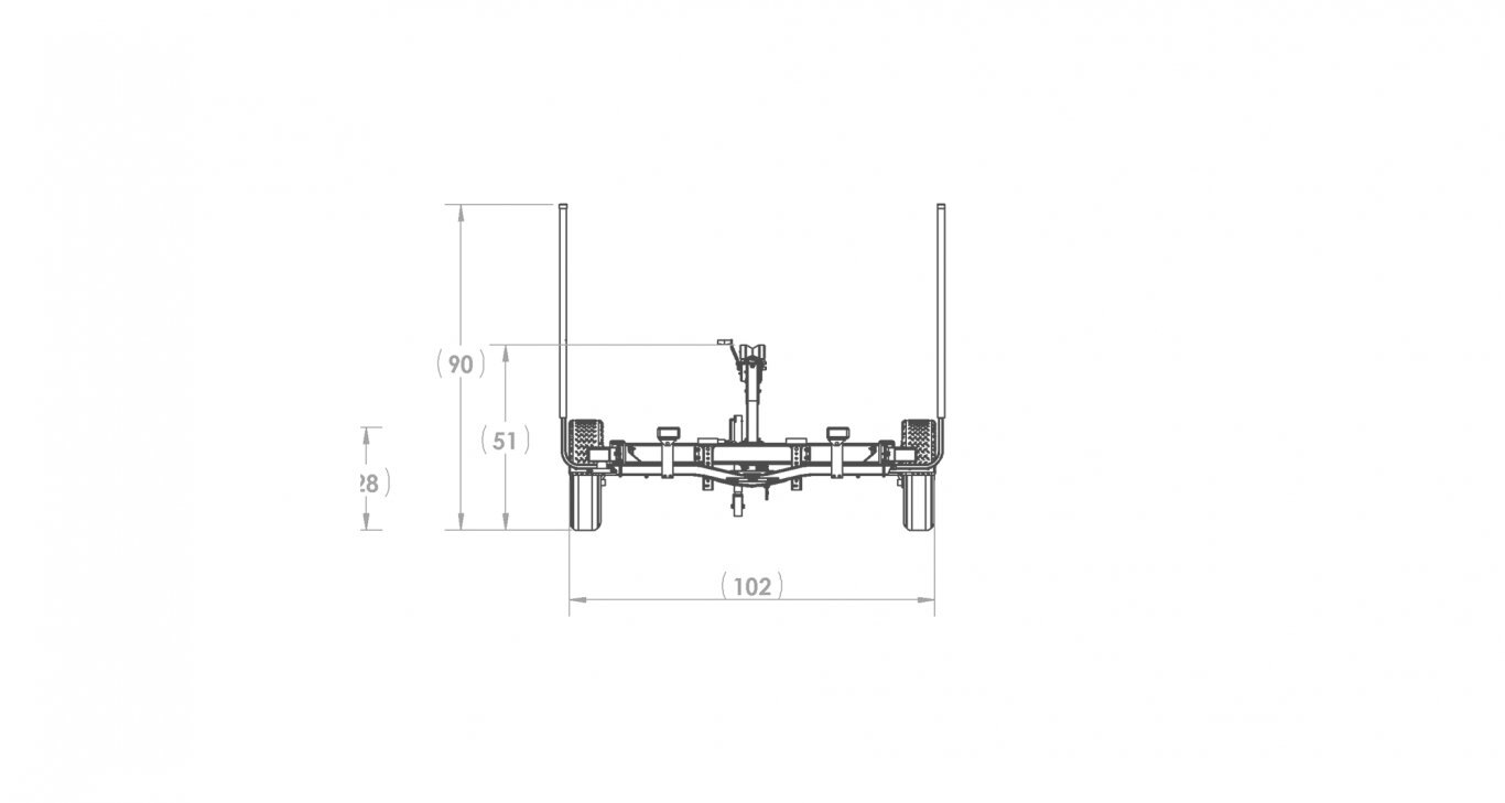 Karavan TANDEM AXLE ALUMINUM 5800# BUNK TRAILER