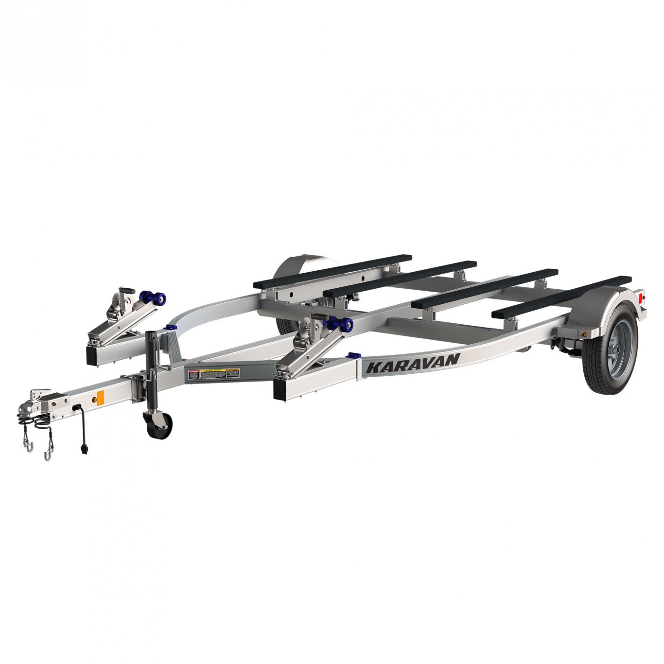 Karavan DOUBLE WATERCRAFT ALUMINUM TRAILER W/ STEP FENDER