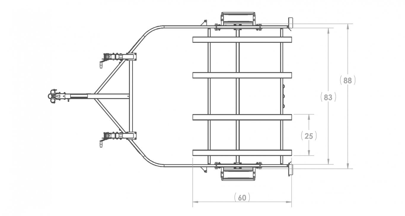 Karavan DOUBLE WATERCRAFT STEEL TRAILER