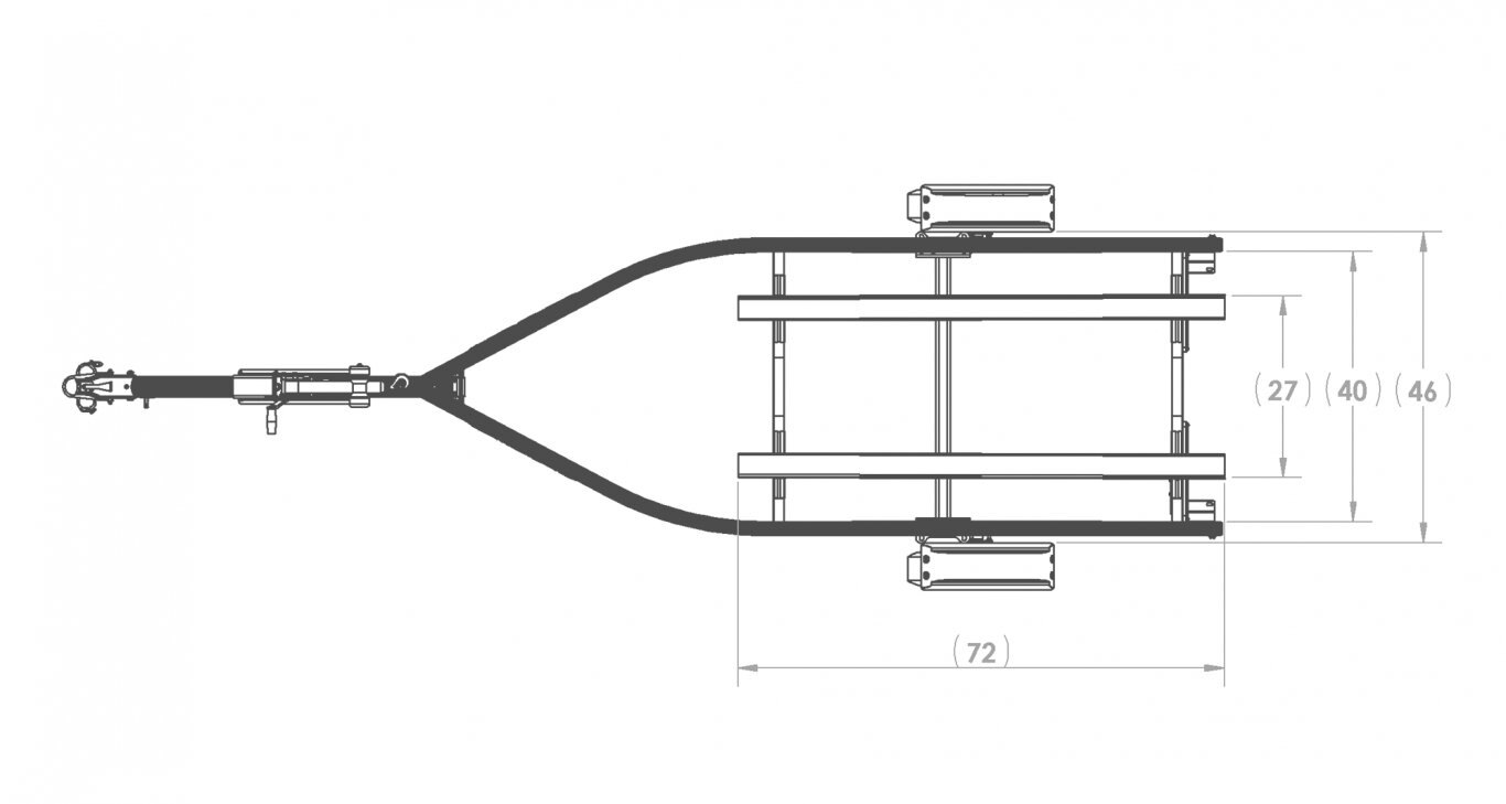 Karavan SINGLE WATERCRAFT ALUMINUM TRAILER