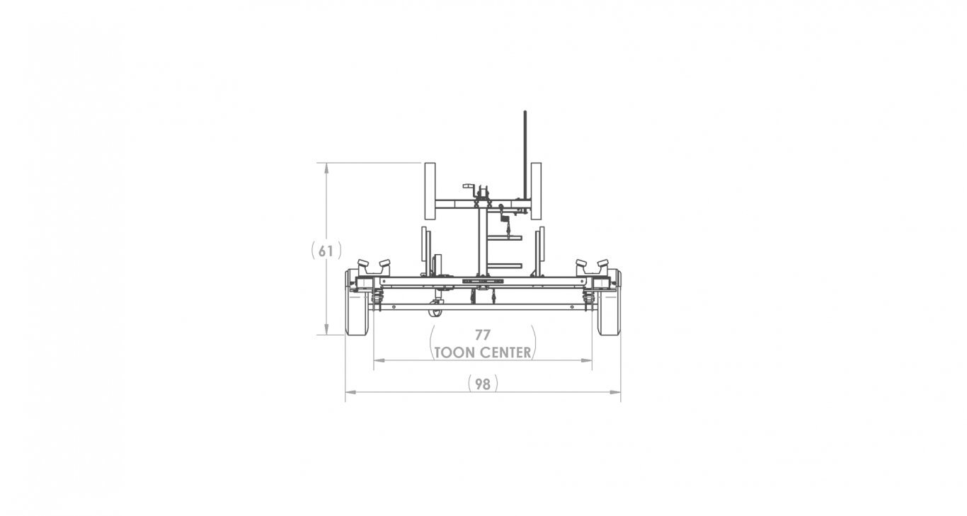 Karavan SINGLE AXLE SMALL PONTOON TRAILER