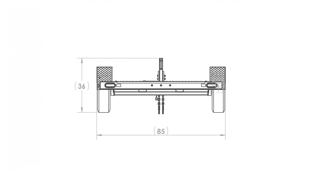 Karavan 58 X 95 IN. 7000# GVWR INDUSTRIAL TRAILER