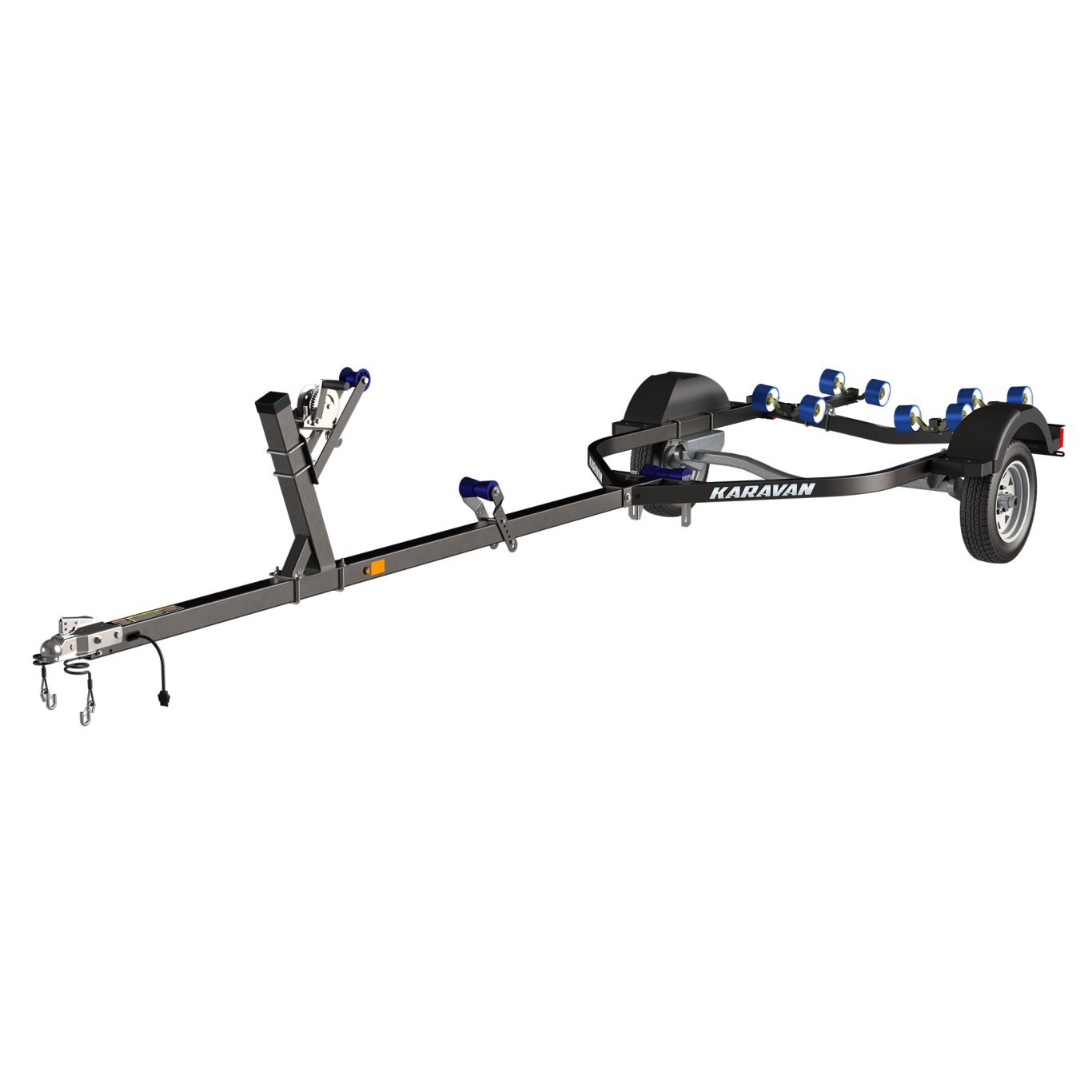 Karavan Single Axle 1500# Wide Roller Trailer