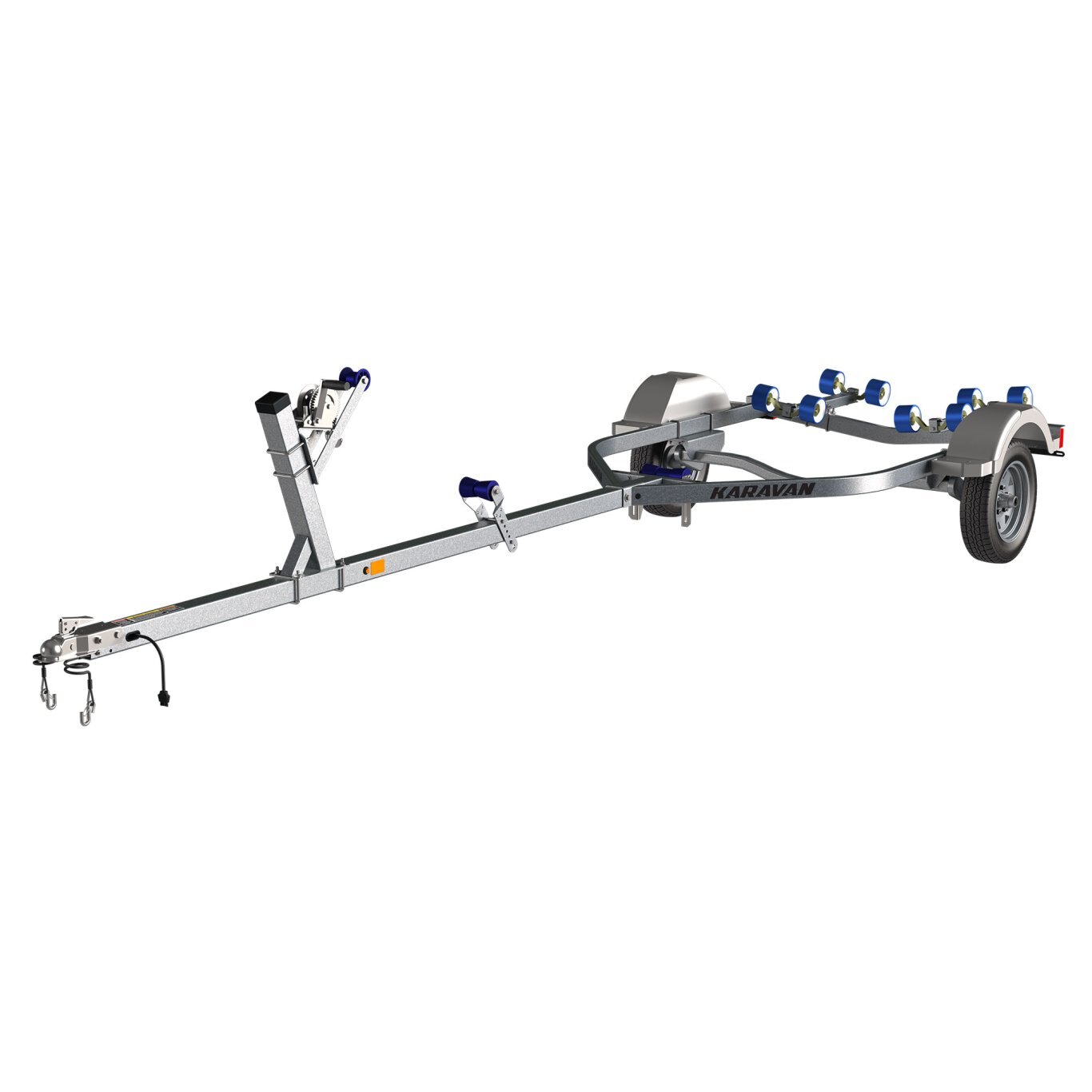 Karavan Single Axle 1500# Wide Roller Trailer