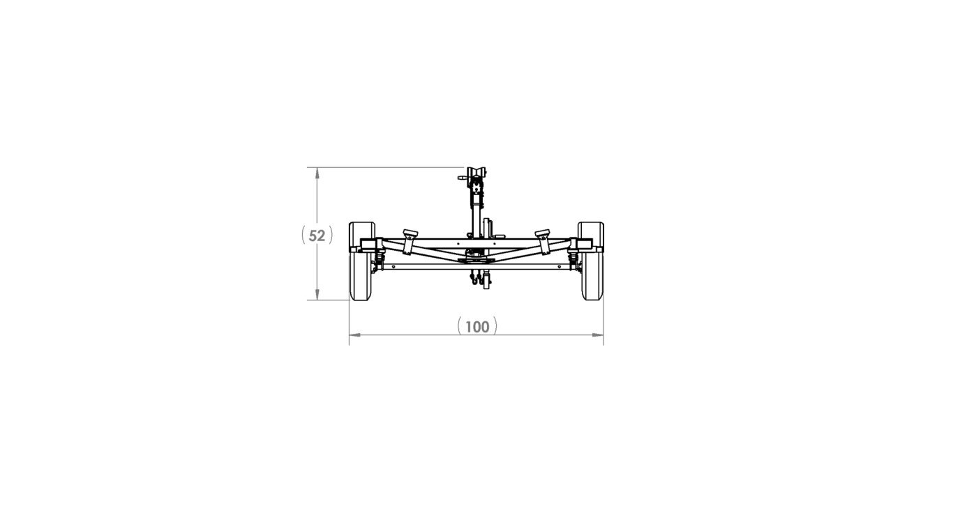 Karavan Single Axle 3100# Custom Bunk Trailer
