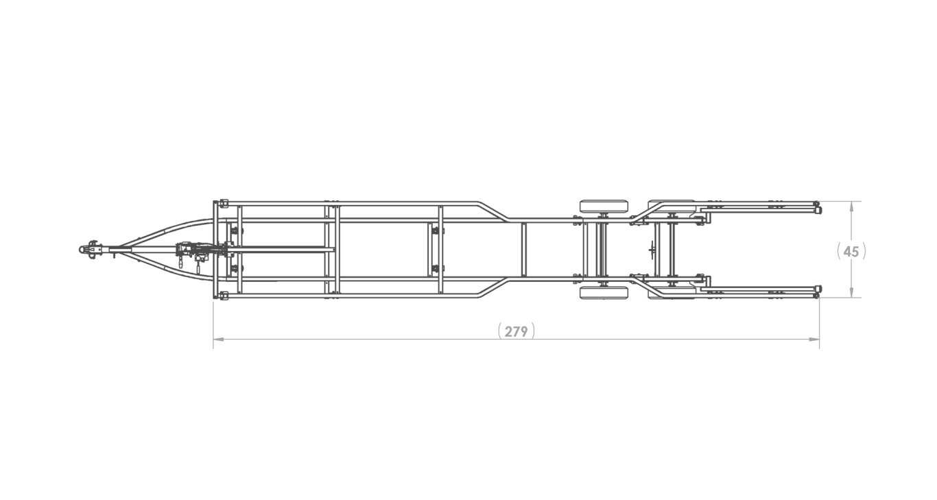 Karavan Scissor Lift Pontoon Trailer