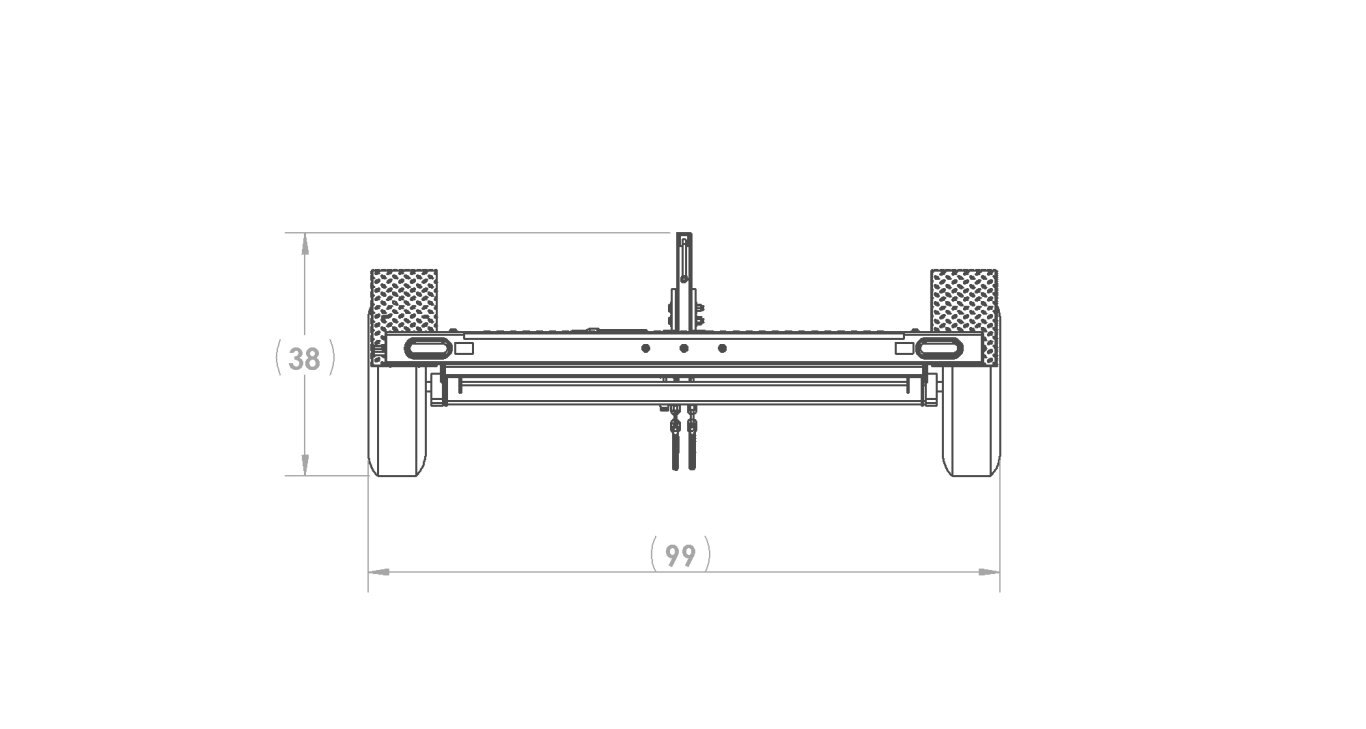 Karavan 69 x 95 In. 10000# GVWR Industrial Trailer