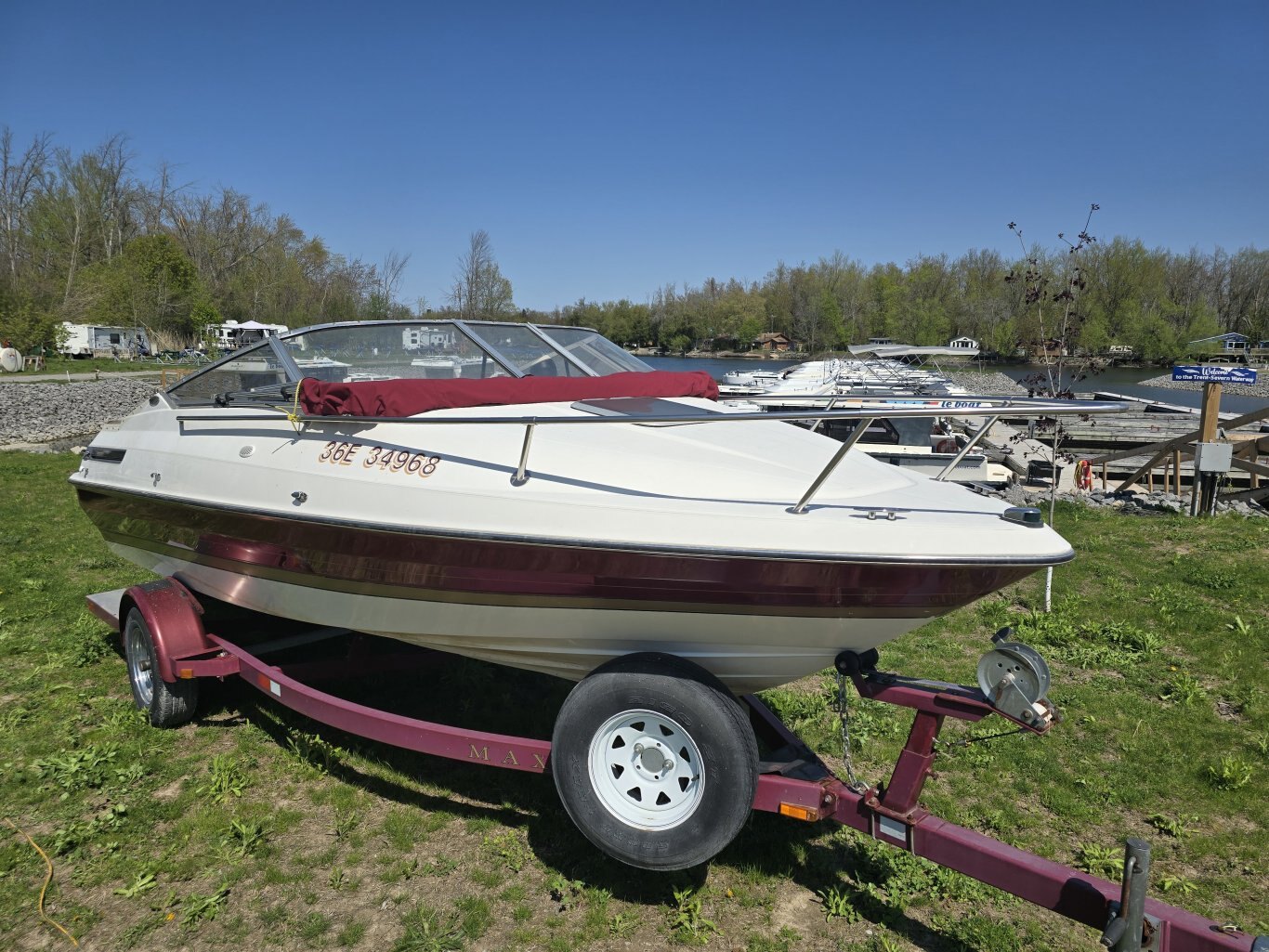 1992 Maxum 1900 SC Cuddy