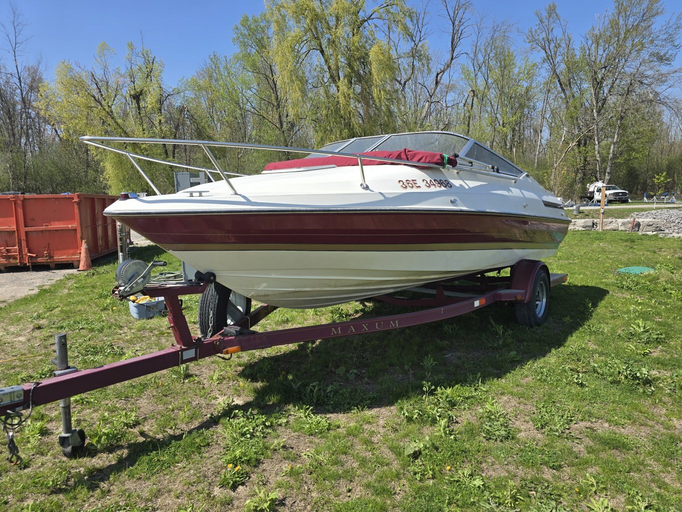 1992 Maxum 1900 SC Cuddy