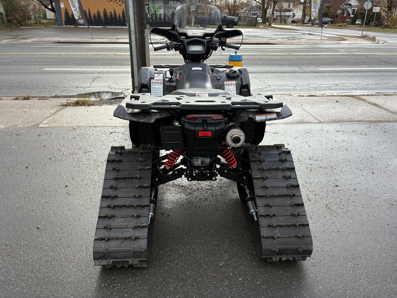 Suzuki Kingquad 750 XPZ with FX Commander Tracks & Windshield