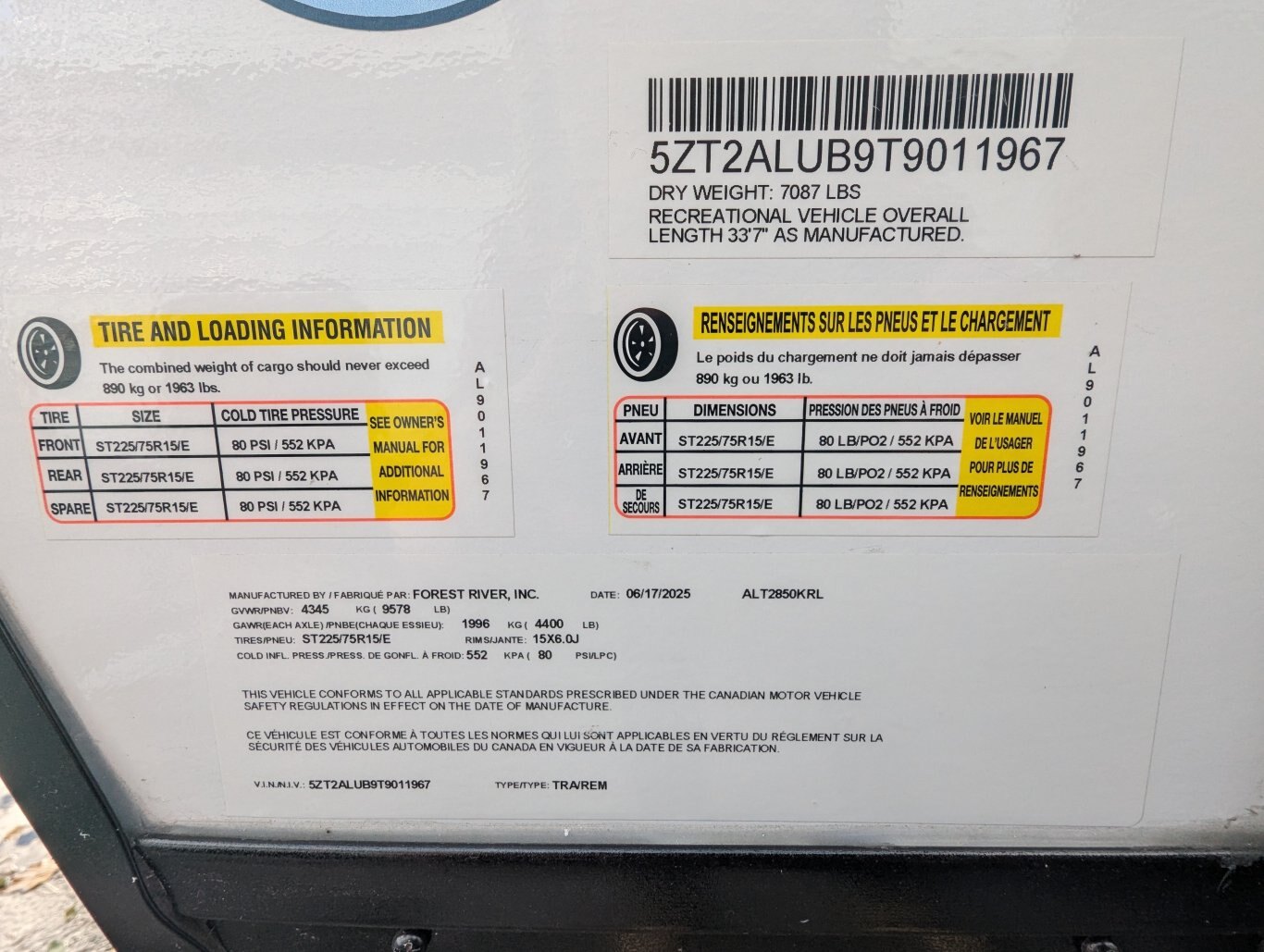 2026 East to West Alta 2850 KRL