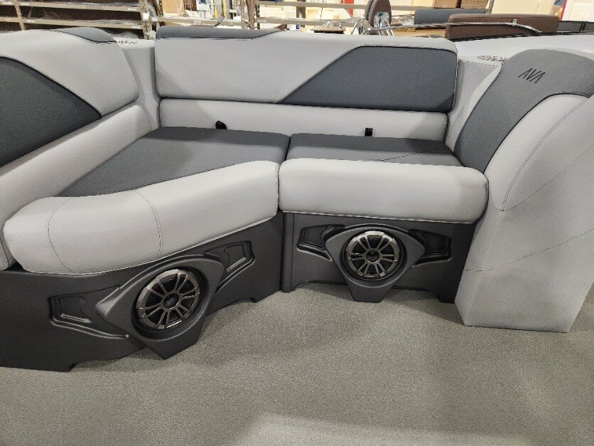 2026 Avalon 19 Venture Rear Fish Koolfab Charcoal