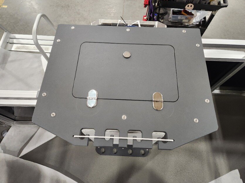 2026 Avalon 19 Venture Rear Fish Koolfab Charcoal