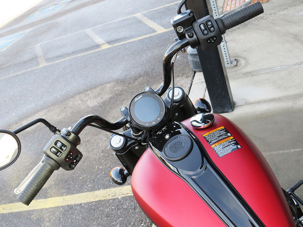 2024 Indian Motorcycle Chief Bobber Dark Horse Sunset Red Smoke