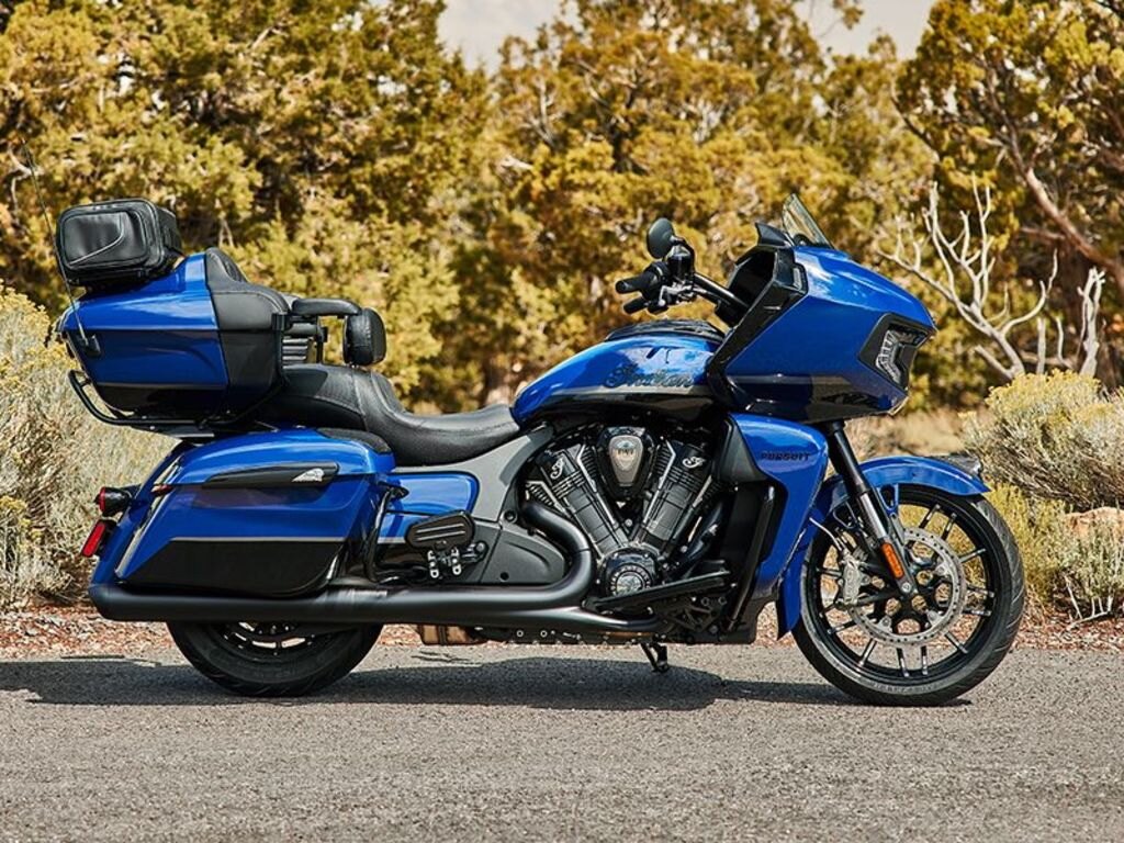 2024 Indian Motorcycle Pursuit Dark Horse with PowerBand Audio Package Springfield Blue