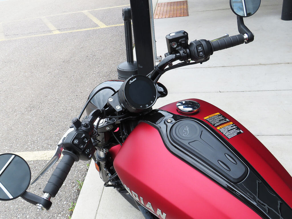 2025 Indian Motorcycle Scout Bobber Limited Tech Sunset Red Smoke