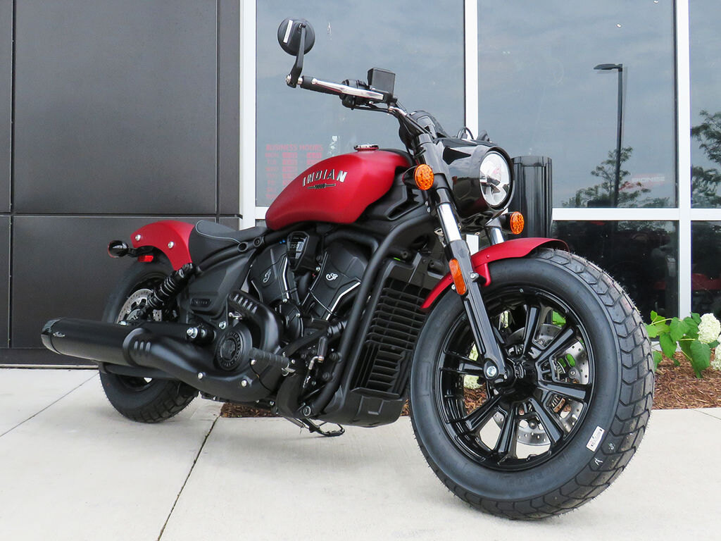 2025 Indian Motorcycle Scout Bobber Limited Sunset Red Smoke