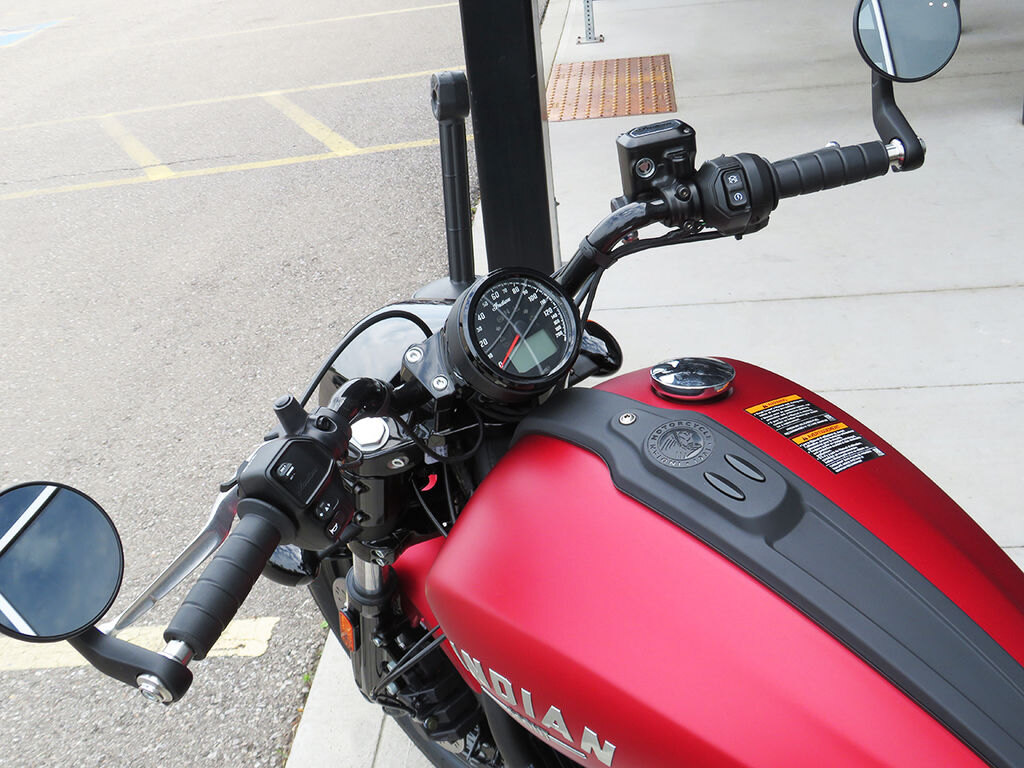 2025 Indian Motorcycle Scout Bobber Limited Sunset Red Smoke