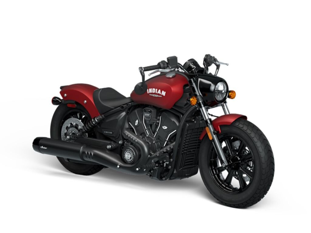 2025 Indian Motorcycle Scout Bobber Limited Sunset Red Smoke