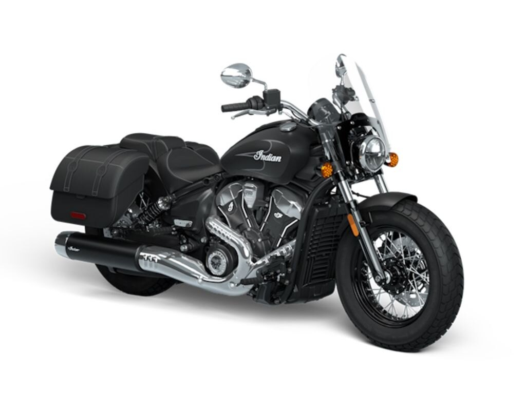 2025 Indian Motorcycle Super Scout Black Smoke with Graphics