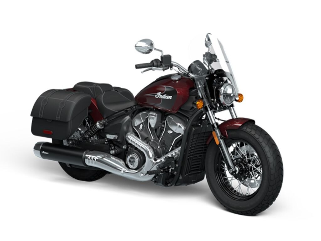 2025 Indian Motorcycle Super Scout Maroon Metallic with Graphics