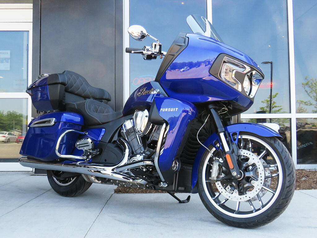 2023 Indian Motorcycle Pursuit Limited with Premium Package Spirit Blue Metallic