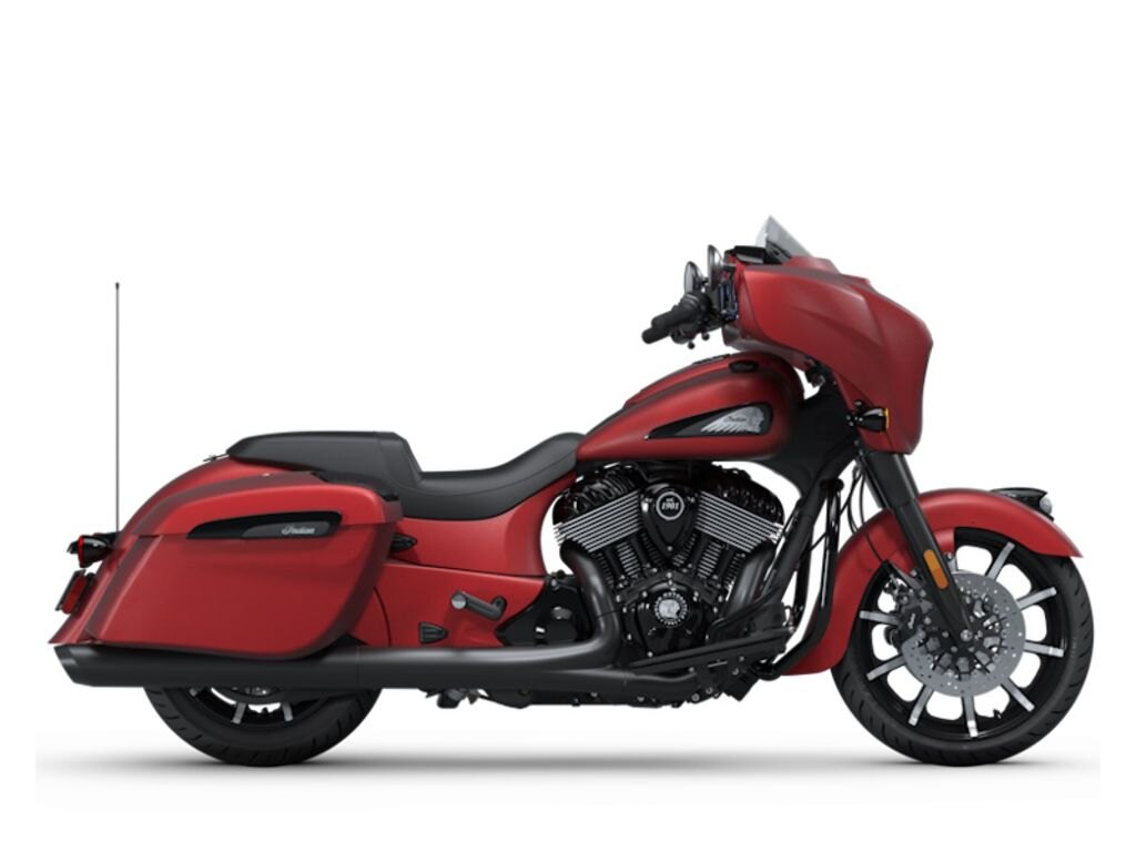 2025 Indian Motorcycle Chieftain Dark Horse w/PowerBand Audio Package Sunset Red Smoke