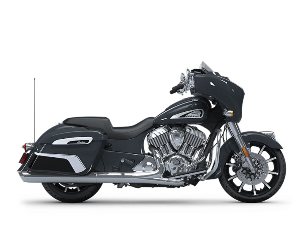 2025 Indian Motorcycle Chieftain Limited with Powerband Audio Package Blue Dusk